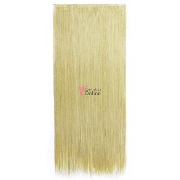 Extensie de par cu 5 Clips On delux dubla dreapta de 74 cm, Blonde Ash Light 895522